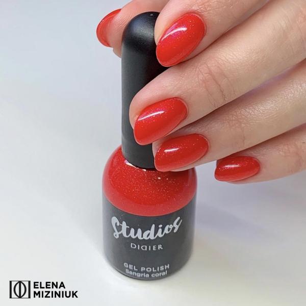 Τζελ Βερνίκι Studios "Didier Lab", Sangria Coral, 8ml